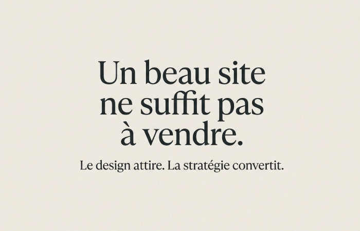 Un beau site suffit-il à vendre ?
