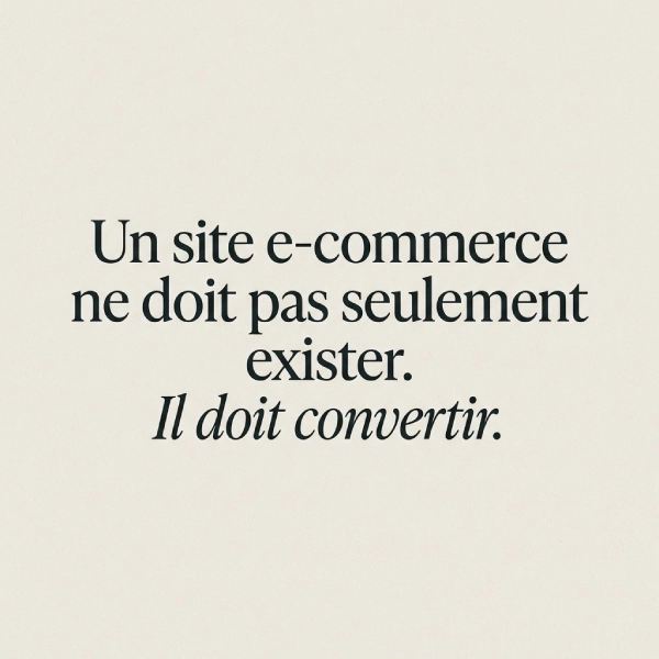 Site e-commerce & conversion : créer une boutique en ligne qui vend vraiment