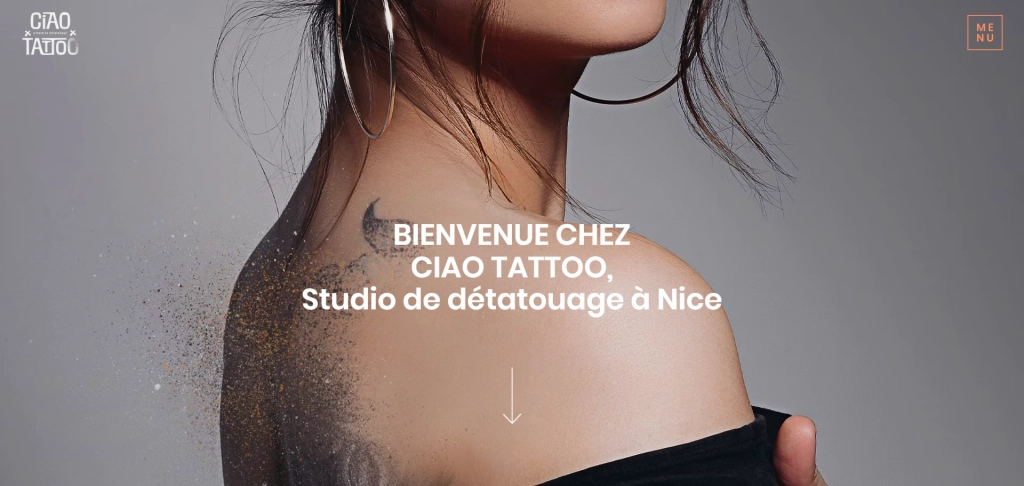  Création Site Web Impactant pour Studio de Détatouage à Nice