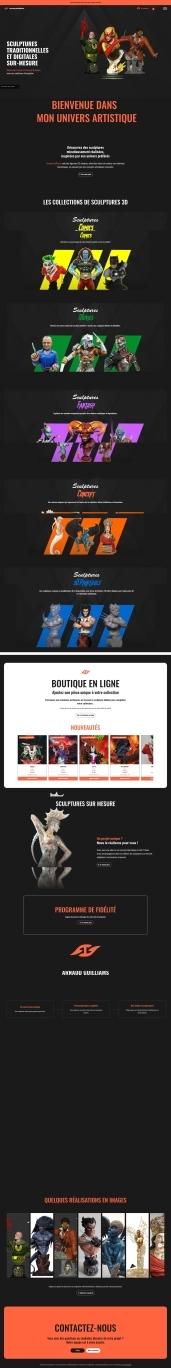 ARNAUD GUILLIAMS SHOP — Site qui vend