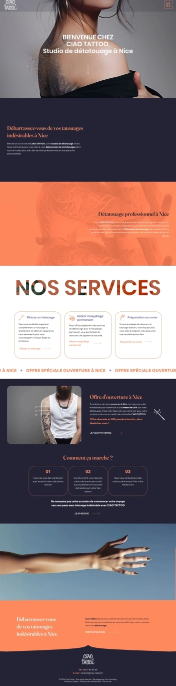 CIAO TATTOO – Détatouage à Nice