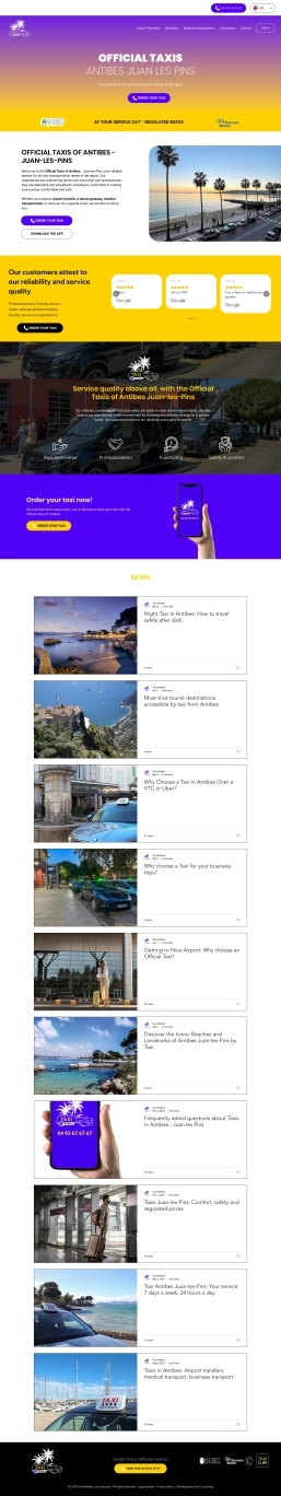 TAXI ANTIBES — Site Bien Trouvé