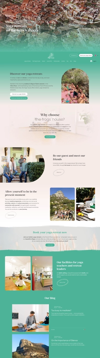 THE FROG’S HOUSE — Site Bien Trouvé