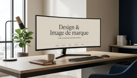 Design site internet & image de marque : créer un site premium qui inspire confiance
