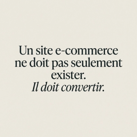 Site e-commerce & conversion : créer une boutique en ligne qui vend vraiment