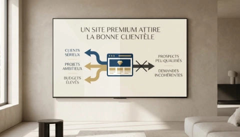 Identité visuelle : le vrai rôle d’un site premium